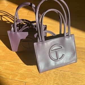 Telfar Mini Bag in Rich Purple